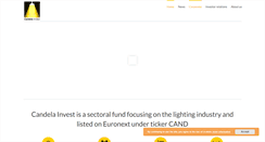 Desktop Screenshot of candelainvest.com